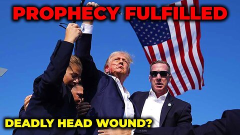 Trump Assassination Attempt, Trumps Ear Prophecy Came to Pass!!