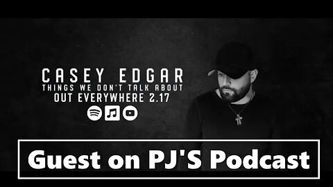 Casey Edger Joins us to talk about his single - Things we dont talk about.
