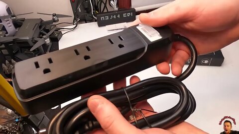 Unboxing: Outdoor Power Strip Weatherproof, Surge Protector Power Strip with 3 Outlets 6ft Extension