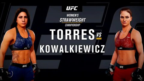 EA Sports UFC 3 Gameplay Karolina Kowalkiewicz vs Tecia Torres