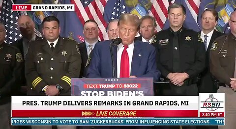President Trump in Grand Rapids, Michigan - “You’re under an invasion.”