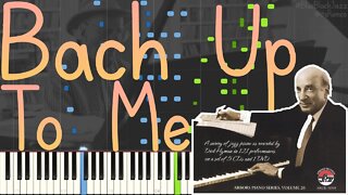 Dick Hyman - Bach Up To Me 1988 (Fast Harlem Stride Piano Synthesia) [Transcribed by @BlueBlackJazz]
