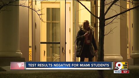 Miami University students test negative for coronavirus