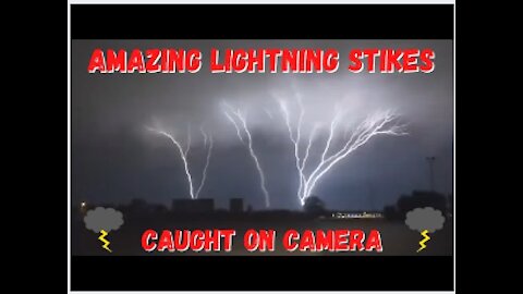 Amazing Near Miss Lightning Strikes Caught On Camera | Close Calls Haris