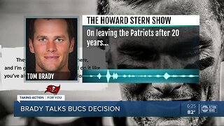Tampa Bay Buccaneers quarterback Tom Brady opens up to Howard Stern about legacy