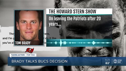 Tampa Bay Buccaneers quarterback Tom Brady opens up to Howard Stern about legacy