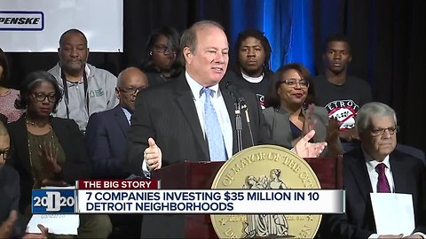 Companies investing $35 million in 10 Detroit neighborhoods