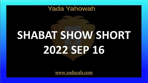Shabat Show Short 2022 Sep 16