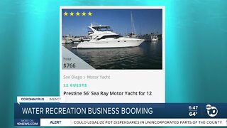 Water recreation business booming