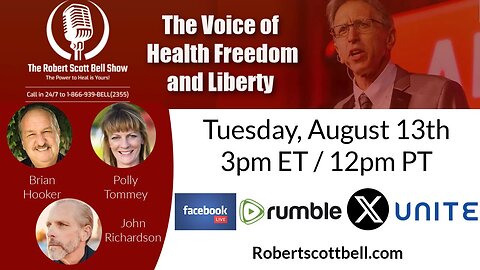 Post-Ideological Age, Dr. Brian Hooker & Polly Tommey, Vaxxed 3, Kali Phosphoricum, John Richardson, Vitamin B17 Laetrile - The RSB Show 8-13-24