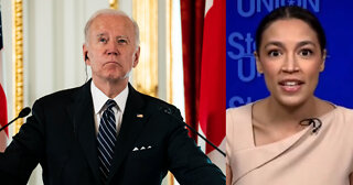AOC Dodges When Asked Whether She'll Support Biden if He Runs in 2024: 'That's Not a Yes'