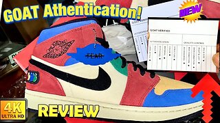 $200! GOAT UNBOXING: Jordan 1 Mid SE FEARLESS "BLUE THE GREAT"