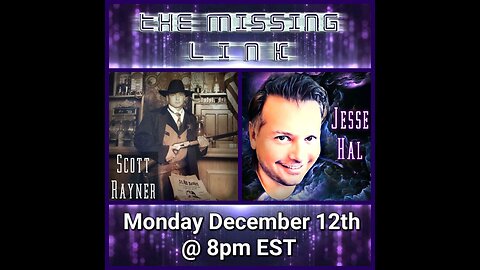 Video of Jess Hal from Missing Link Monday Dec 12 for a Special Presentation with Scott Rayner