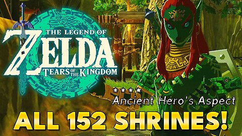 Zelda Tears of the Kingdom - All 152 Shrines Reward (Fully Enhanced)