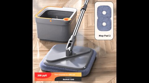 Joybos Mop Automatic Magic Floor Mop Self-Cleaning