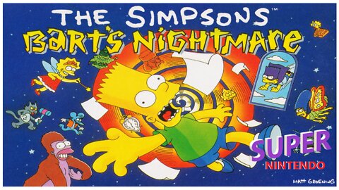 Start to Finish: 'The Simpsons: Bart's Nightmare' gameplay for Super Nintendo - Retro Game Clipping