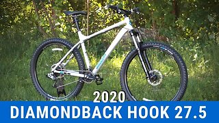Beginner 1x Trail bike??? 2020 Diamondback Hook 27.5 Hardtail Mountain Bike Video Review and Weight