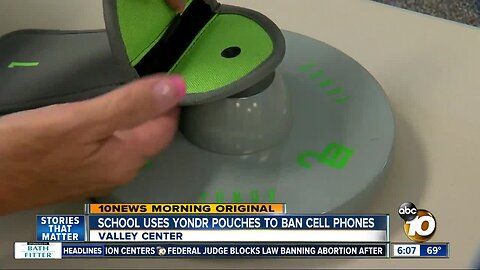 School locks up students cell phones to improve grades, prevent cyber-bullying