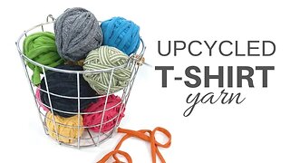 T-SHIRT YARN | Made From Upcycled T-Shirts