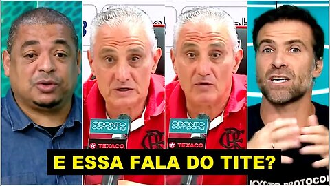 "VOCÊS VIRAM? O Tite DEU UMA INDIRETA para o..." Declaração no Flamengo CHAMA A ATENÇÃO!