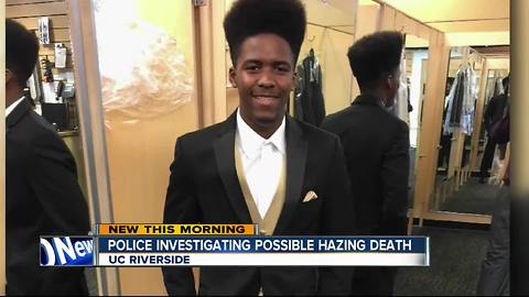 College student's death investigated as possible hazing