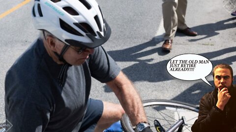 Biden fell off his Bike