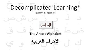 The Arabic Alphabet