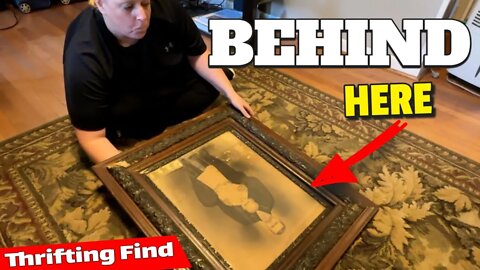 Hidden Family Treasure Uncovered Behind Picture at Thrift Store!