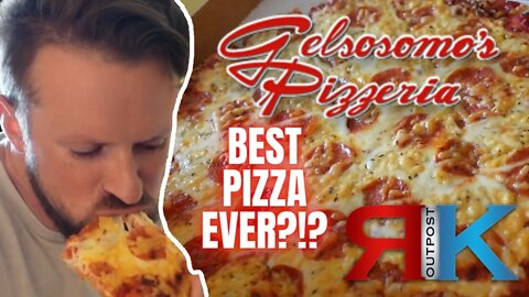 My FAVORITE Pizza Of All Time! | Gelsosomo's Pizza Review - RK Outpost Eats
