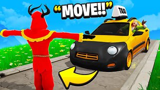 I Trolled Him As A TAXI Driver In Fortnite