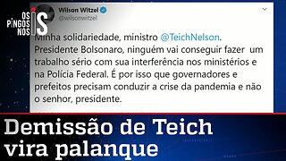 Políticos oportunistas exploram saída de ministro