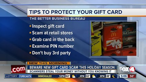 New warning of gift card scam this holiday season