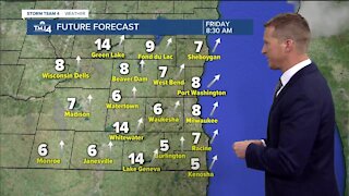 Lots of sunshine Friday with highs in the lower 40s