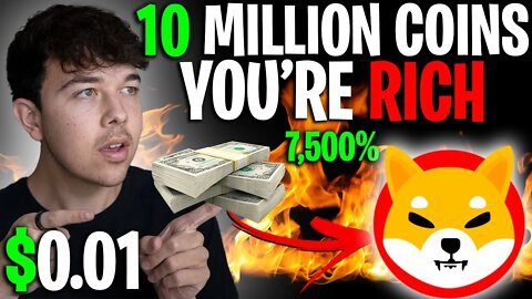 SHIBA INU COIN HOLD 10 MILLION COINS AND YOU'RE RICH 🔥 SHIB PRICE PREDICTION 🚨