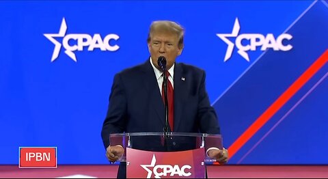 TRUMP SAYS CROOKED JOE BIDEN YOU’RE FIRED AT CPAC 2/24/24