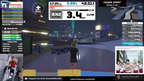 FBT Pain Cave - Zwift Tri Academy Run Workout 2