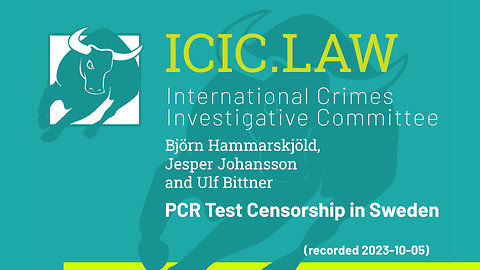 Björn Hammarskjöld, Jesper Johansson, Ulf Bittner: PCR Test Censorship in Sweden