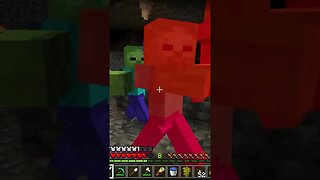 He Hit Me | Minecraft #shorts