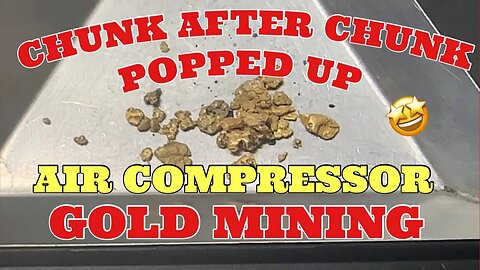 🤩 AMAZING DAY OF GOLD MINING ON THE DIVE COMPRESSOR 💥💥💥 CHECK OUT THESE CHUNKS.