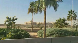 Traveling to the hotel in Riyadh, Saudi Arabia