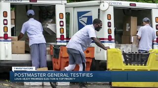 Postmaster General says election mail is top priority, but won’t return sorting machines