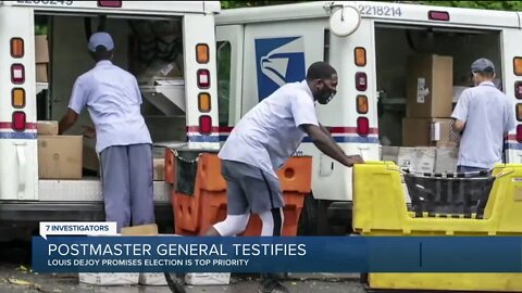 Postmaster General says election mail is top priority, but won’t return sorting machines