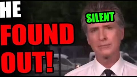 GAVIN NEWSOM UTTERLY SPEECHLESS AFTER BEING CONFRONTED ON HIS PANDEMIC RECORD!!!