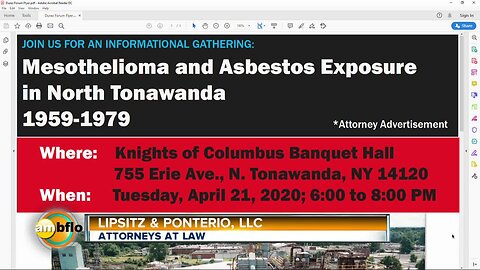 Free Information Seminar - Mesothelioma and Asbestos Exposure