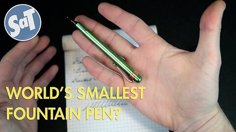 The TINIEST Fountain Pen in the Universe?! | Kaweco Liliput Fountain Pen Review
