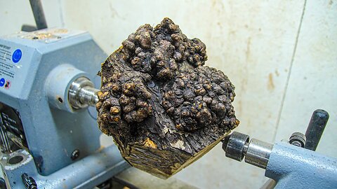 Woodturning - Cracking Burl Bowl