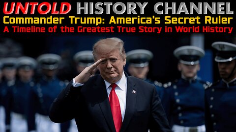 Commander Trump: America's Secret Ruler | A Timeline of the Greatest True Story in World History