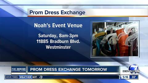 Prom Dress Exchange on Saturday helps teens get a dress for prom