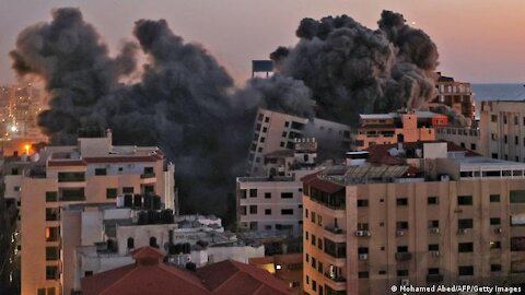 Flattened Gaza Media Tower Had Hamas Iron Dome-Jamming Tech Inside, Israeli Diplomat Claims