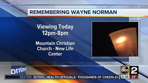 Viewing to be held for Vigil Maryland Senator H. Wayne Norman Jr.